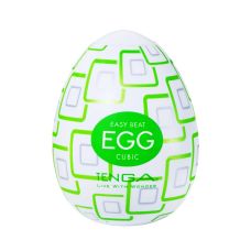 Мастурбатор-яйцо для мужчин прозрачный Tenga Egg Cubic