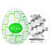 Мастурбатор-яйце для чоловіків прозорий Tenga Egg Cubic