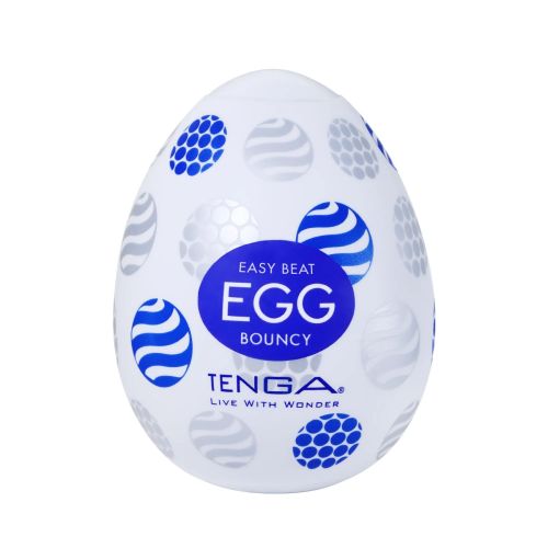 Мастурбатор-яйце для чоловіків прозорий Tenga Egg Bouncy