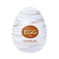 Мастурбатор-яйце для чоловіків прозорий Tenga Egg Silky