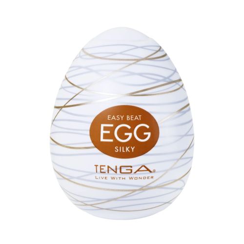 Мастурбатор-яйце для чоловіків прозорий Tenga Egg Silky