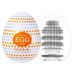 Набір мастурбаторів-яєць прозорого кольору Tenga Egg Standard 3 Pack 1 Wavy, Starry, Cubic 3 штуки