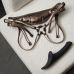 Труси золотисті для страпону Strap-On-Me Leatherette HARNESS DESIROUS NEW DESIGN