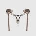 Труси золотисті для страпону Strap-On-Me Leatherette HARNESS DESIROUS NEW DESIGN