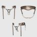 Труси золотисті для страпону Strap-On-Me Leatherette HARNESS DESIROUS NEW DESIGN