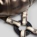Труси золотисті для страпону Strap-On-Me Leatherette HARNESS DESIROUS NEW DESIGN