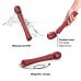 Вібромасажер Ванд зі змінними насадками червоний Manwan MAN.WAND EDGY Velvet Red