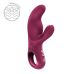 Вибратор-кролик бордовый Fun Factory MISS BI 2 независимых мотора