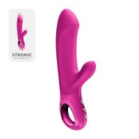 Пульсатор для точки G з кліторальним відростком фіолетовий Fun Factory Bi Stronic Embrace