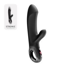 Пульсатор для точки G с клиторальным отростком черный Fun Factory Bi Stronic Embrace