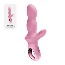 Пульсатор для точки G с клиторальным отростком розовый Fun Factory Bi Stronic Crave