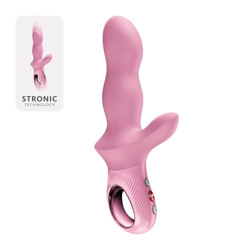 Пульсатор для точки G с клиторальным отростком розовый Fun Factory Bi Stronic Crave