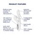 Вакуумный вибратор-кролик белый Satisfyer Pro+ G-Spot Generation 2 