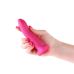 Фалоімітатор на присосці рожевий сріблястий NS Novelties Royals - 7" Charlie Metallic Pink