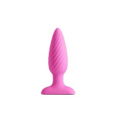Анальная вибропробка розовая NS Novelties INYA - Swirl 
