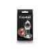 Стеклянная анальная пробка с радужным камушком NS Novelties Crystal - Desires Small