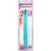 Фаллоимитатор двусторонний реалистичный бирюзовый Doc Johnson Crystal Jellies Double Dong 18 Inch