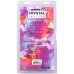 Фаллоимитатор реалистичный на присоске бирюзовый Doc Johnson Crystal Jellies 8 Inch