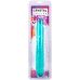 Фаллоимитатор двусторонний реалистичный бирюзовый Doc Johnson Crystal Jellies 12" Jr. Double Dong