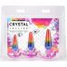 Набор анальных пробок разноцветных Doc Johnson Crystal Jellies - Anal Trainer Set