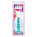 Анальні кульки бірюзові Doc Johnson Crystal Jellies - Anal Delight - 5 Inch