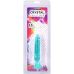 Анальная пробка в форме фаллоимитатора бирюзовая Doc Johnson Crystal Jellies - Anal Starter - 5.5 Inches 
