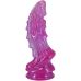 Фэнтезийный фаллоимитатор на присоске фиолетовый Doc Johnson Crystal Jellies - Invader Dong 8.5