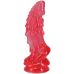 Фэнтезийный фаллоимитатор на присоске розовый Doc Johnson Crystal Jellies - Invader Dong 8.5