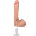 Фаллоимитатор реалистичный на съемной присоске телесный Doc Johnson The Realistic Cock ULTRASKYN - 9 Inch with Balls Vanilla