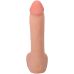 Фаллоимитатор реалистичный на съемной присоске телесный Doc Johnson The Realistic Cock ULTRASKYN - 9 Inch with Balls Vanilla