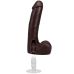Фаллоимитатор реалистичный на съемной присоске коричневый Doc Johnson The Realistic Cock ULTRASKYN - 9 Inch with Balls Chocolate