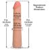Фаллоимитатор реалистичный на присоске телесный Doc Johnson The Realistic Cock ULTRASKYN - 9 Inch Vanilla
