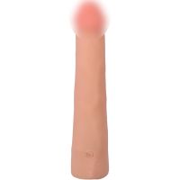 Фалоімітатор реалістичний на присосці тілесний Doc Johnson The Realistic Cock ULTRASKYN - 9 Inch Vanilla