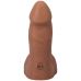 Фаллоимитатор реалистичный на съемной присоске бежевый Doc Johnson The Realistic Cock ULTRASKYN - 5 Inch with Balls Caramel
