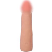 Фаллоимитатор реалистичный на присоске телесный Doc Johnson The Realistic Cock ULTRASKYN - 7 Inch Vanilla