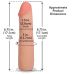 Фалоімітатор реалістичний на присосці тілесний Doc Johnson The Realistic Cock ULTRASKYN - 7 Inch Vanilla