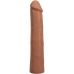Фалоімітатор реалістичний на присосці бежевий Doc Johnson The Realistic Cock ULTRASKYN - 9 Inch Caramel