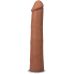 Фалоімітатор реалістичний на присосці бежевий Doc Johnson The Realistic Cock ULTRASKYN - 9 Inch Caramel