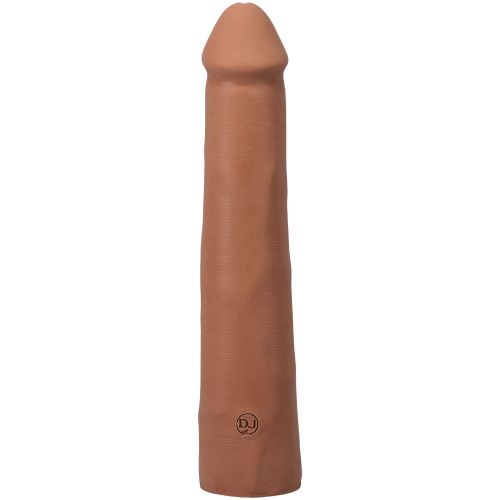 Фалоімітатор реалістичний на присосці бежевий Doc Johnson The Realistic Cock ULTRASKYN - 9 Inch Caramel