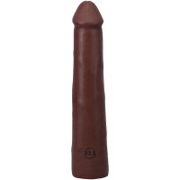 Фалоімітатор реалістичний коричневий Doc Johnson The Realistic Cock ULTRASKYN - 9 Inch Chocolate