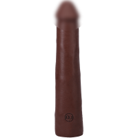 Фаллоимитатор реалистичный на присоске коричневый Doc Johnson The Realistic Cock ULTRASKYN - 9 Inch Chocolate