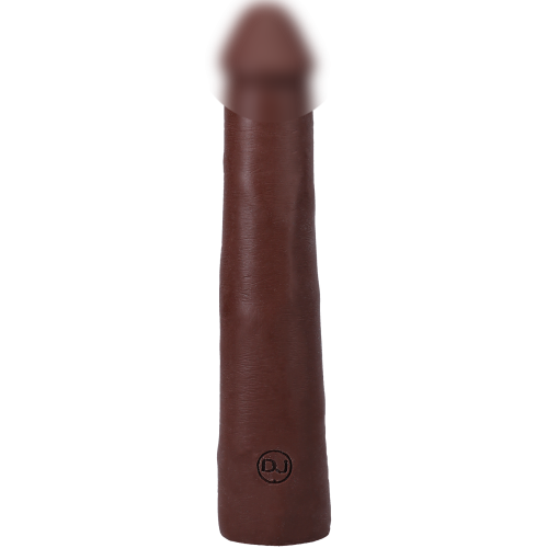 Фаллоимитатор реалистичный на присоске коричневый Doc Johnson The Realistic Cock ULTRASKYN - 9 Inch Chocolate