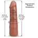 Фаллоимитатор реалистичный на присоске бежевый Doc Johnson The Realistic Cock ULTRASKYN - 7 Inch Caramel