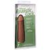 Фаллоимитатор реалистичный на присоске бежевый Doc Johnson The Realistic Cock ULTRASKYN - 7 Inch Caramel