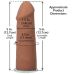 Фаллоимитатор реалистичный на присоске бежевый Doc Johnson The Realistic Cock ULTRASKYN - 5 Inch Caramel