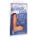 Фалоімітатор реалістичний на знімній присосці тілесний Doc Johnson The Realistic Cock ULTRASKYN - 5 Inch with Balls Vanilla