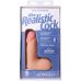 Фалоімітатор реалістичний на знімній присосці тілесний Doc Johnson The Realistic Cock ULTRASKYN - 5 Inch with Balls Vanilla