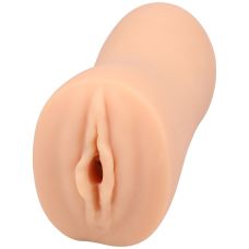 Мастурбатор вагина телесного цвета Doc Johnson Palm Pal Virgin Stroker with Pop Her Cherry Juice