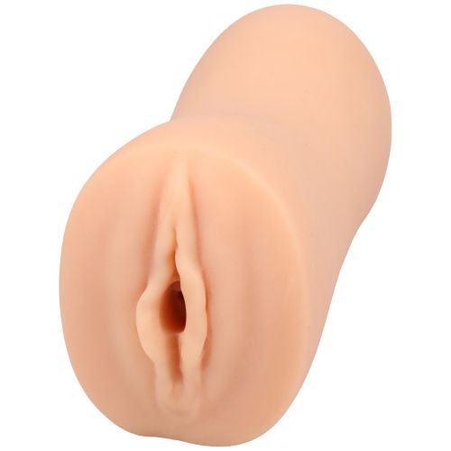 Мастурбатор вагина телесного цвета Doc Johnson Palm Pal Virgin Stroker with Pop Her Cherry Juice