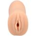Мастурбатор вагина телесного цвета Doc Johnson Palm Pal Virgin Stroker with Pop Her Cherry Juice